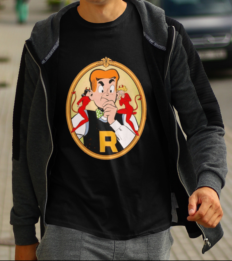 Betty And Veronica Devils Archie Comics Vintage Cartoon Characters T-Shirt