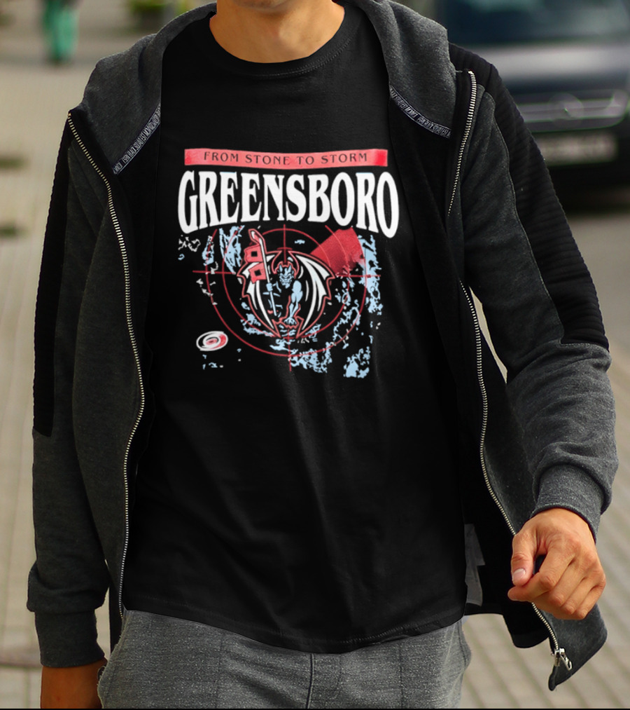 Greensboro From Stone To Storm Red Dragon Target T-Shirt