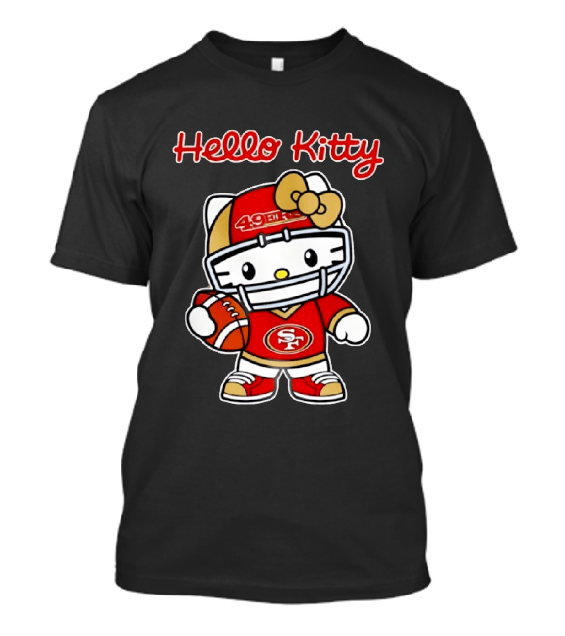 Hello Kitty San Francisco 49ers Football Fan Collaboration T-Shirt