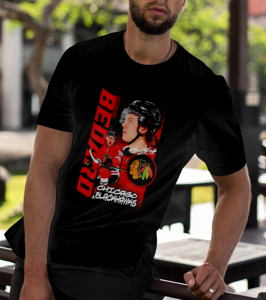Connor Bedard Chicago Blackhawks Hockey Bedard T-Shirt