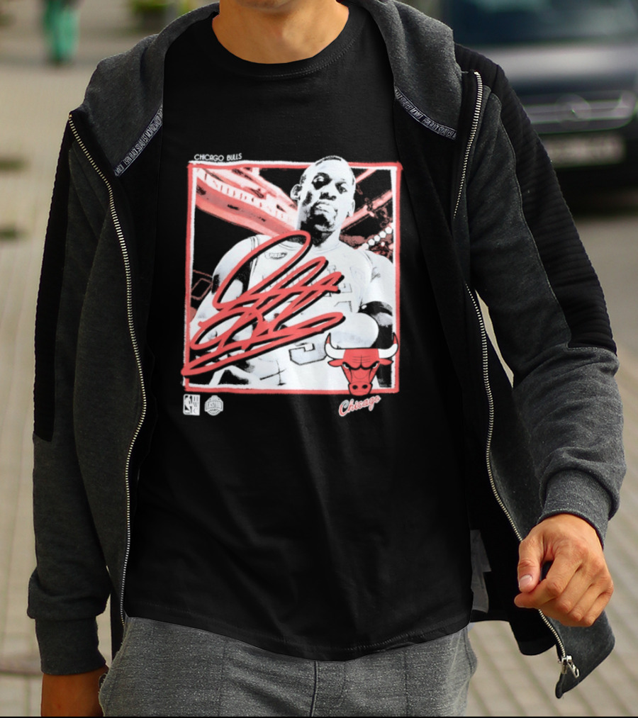 Dennis Rodman Chicago Bulls Basketball T-Shirt