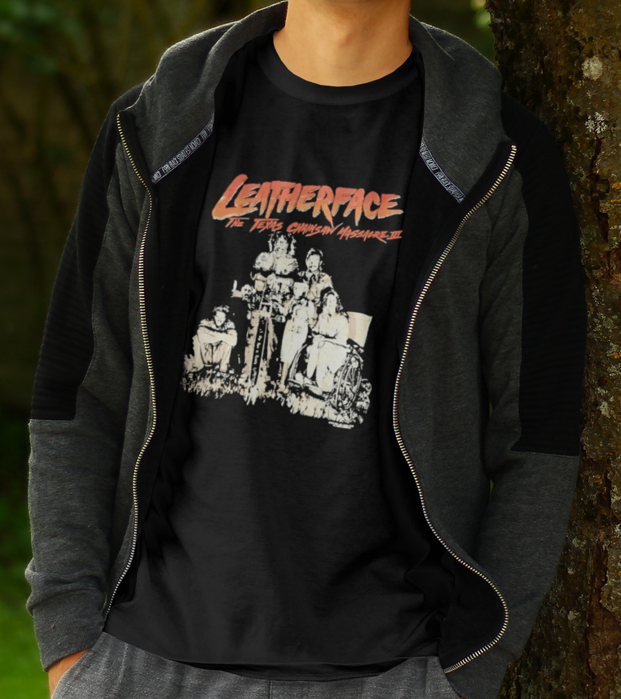 Leatherface The Texas Chainsaw Massacre III Horror Movie Fan Collectible T-Shirt