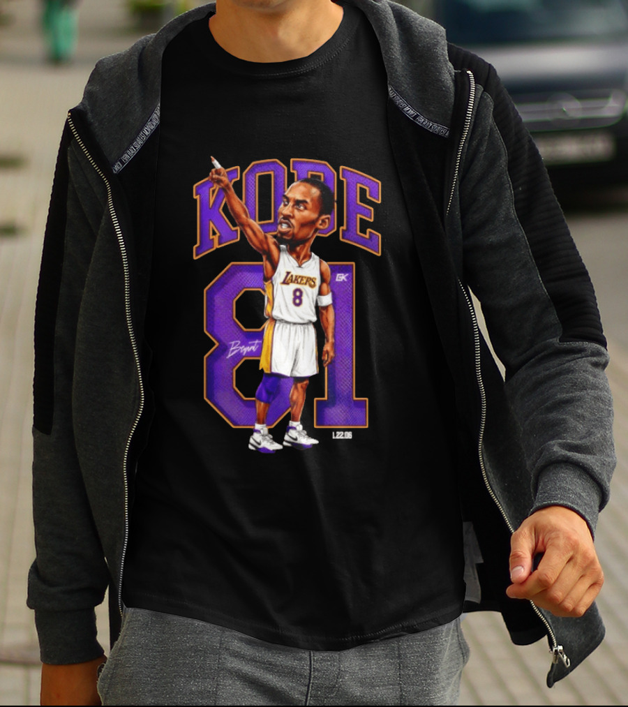 Kobe Bryant Lakers 81 Points Mamba T-Shirt