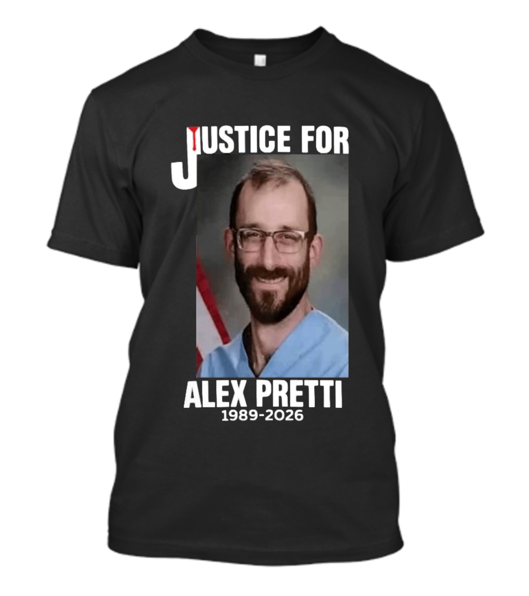 Justice For Alex Pretti 1989 2026 T-Shirt
