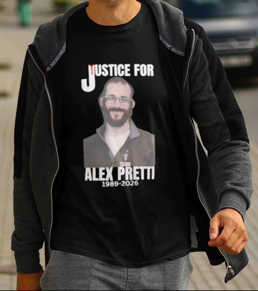 Justice For Alex Pretti 1990 2023 Memorial T-Shirt