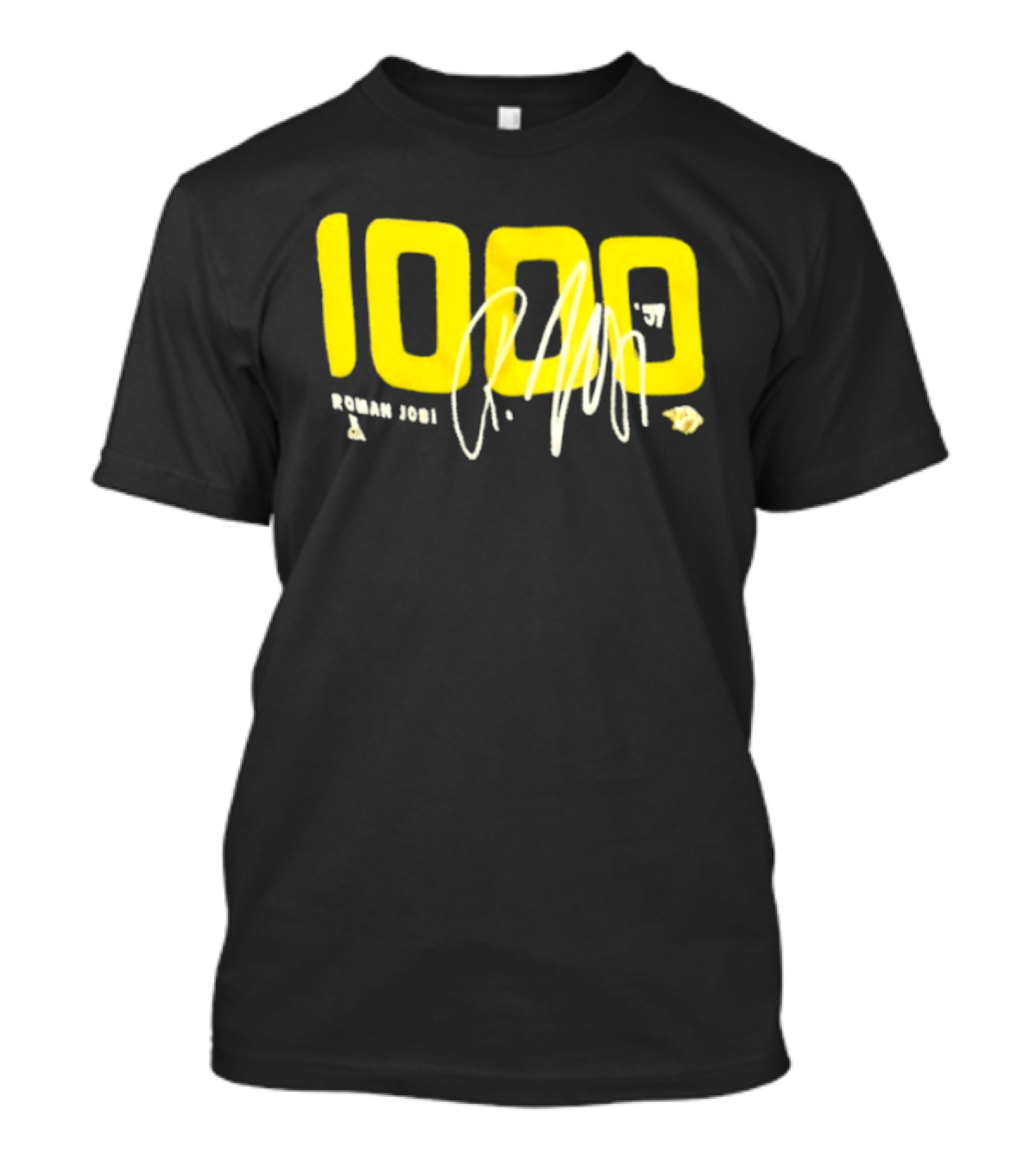 Nashville Predators Roman Josi 1000 Game Milestone Celebration T-Shirt