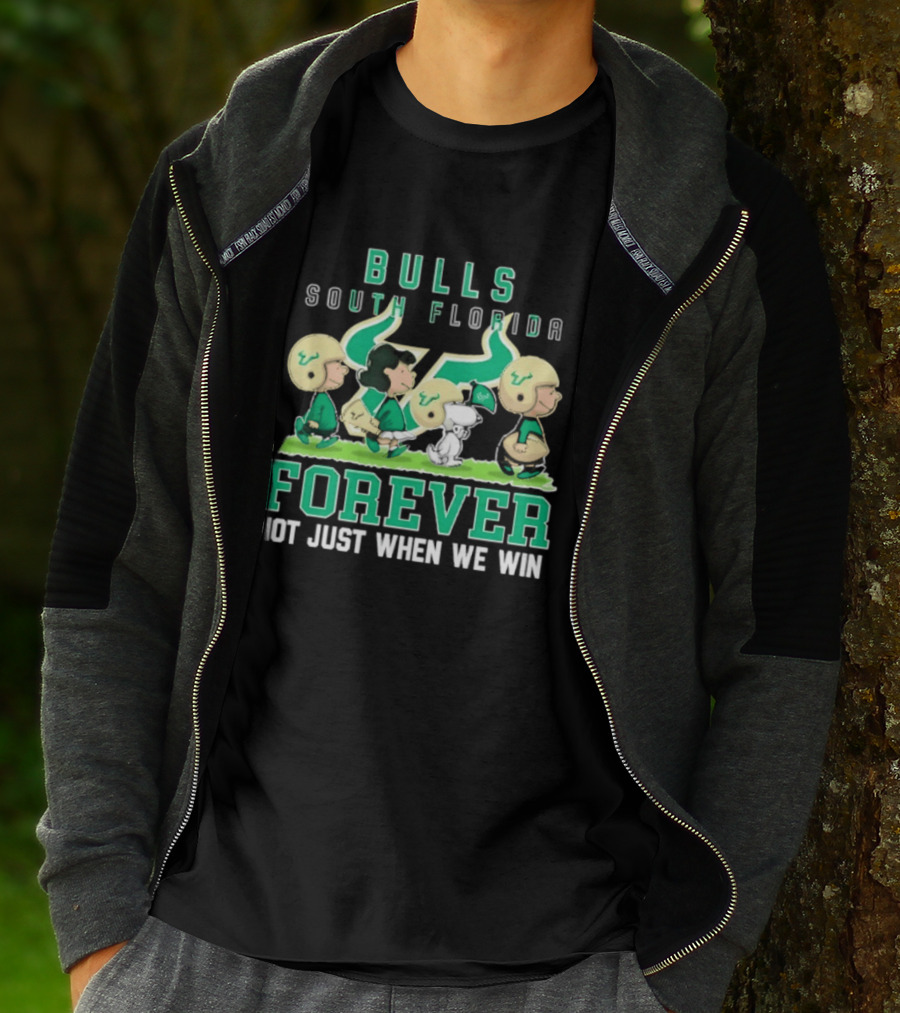 South Florida Bulls Peanuts Collaboration Forever Not Just When We Win T-Shirt