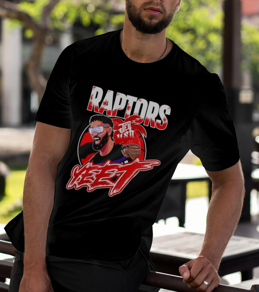 Toronto Raptors Jey Uso YEET 2026 Collaboration T-Shirt
