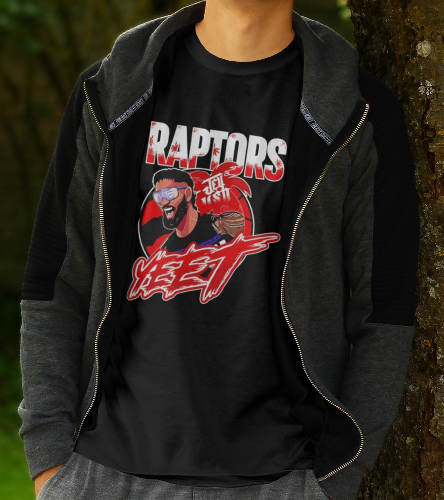 Toronto Raptors Jey Uso YEET 2026 Collaboration T-Shirt