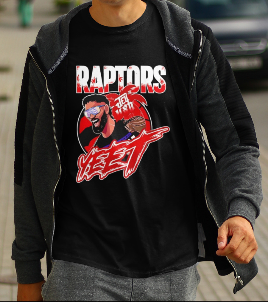 Toronto Raptors Jey Uso YEET 2026 Collaboration T-Shirt