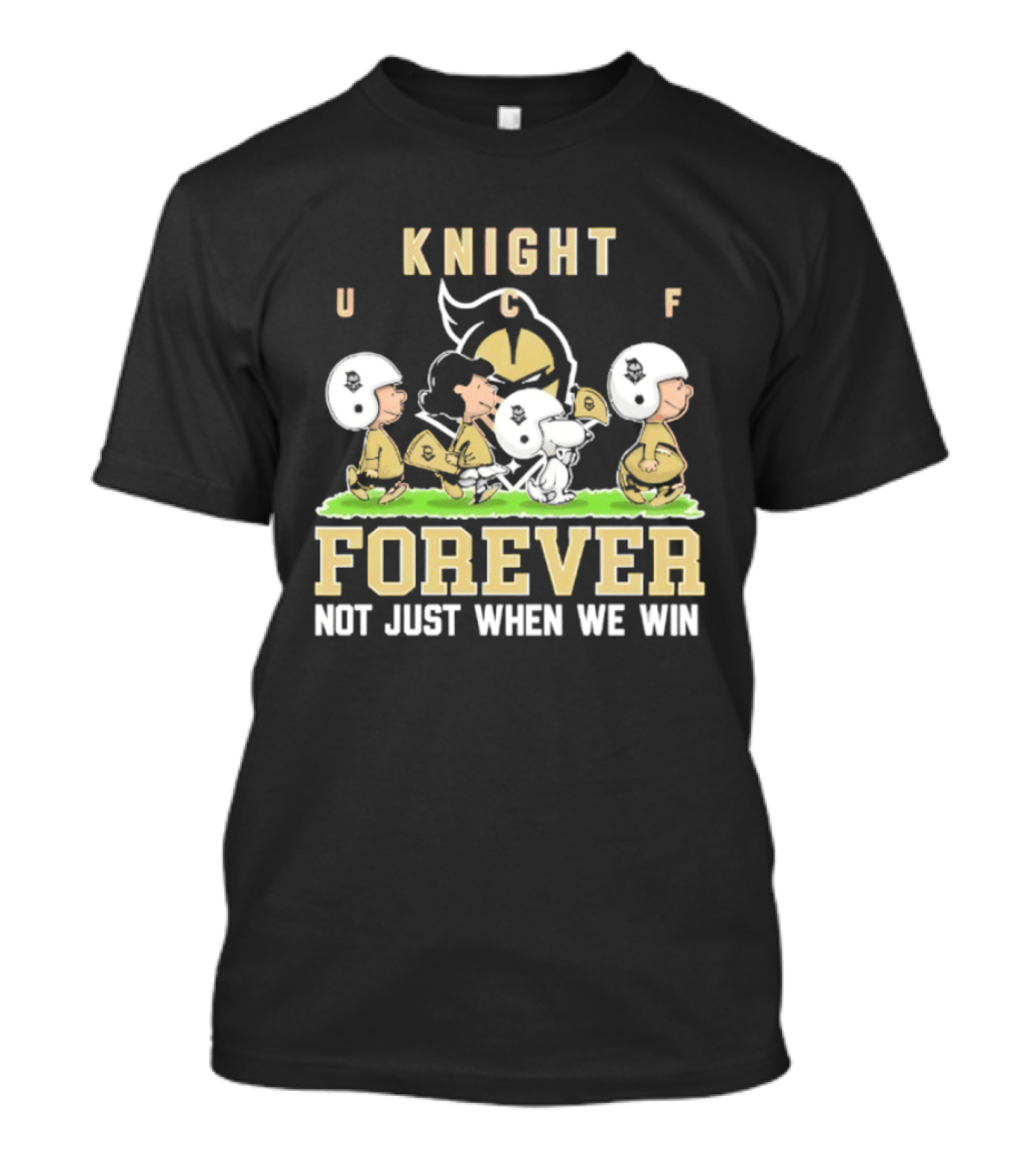 UCF Knight Peanuts Characters Forever Not Just When We Win T-Shirt