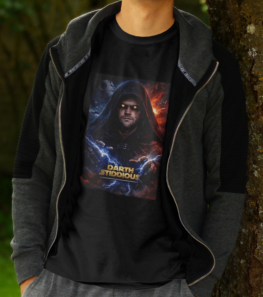 Darth Stiddious Jarrett Stidham Lightning Eyes Sith Star Wars T-Shirt