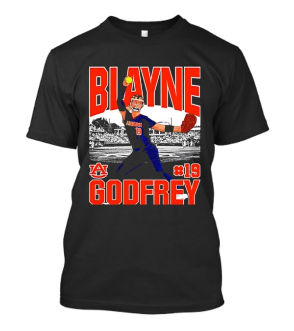 Auburn Softball Blayne Godfrey NCAA Legends Player #19 T-Shirt