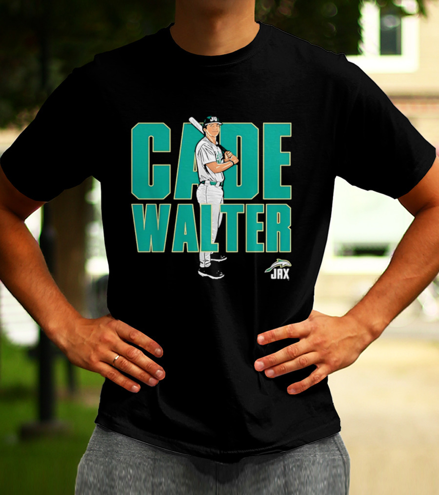 Cade Walter JAX Baseball NCAA Caricature T-Shirt