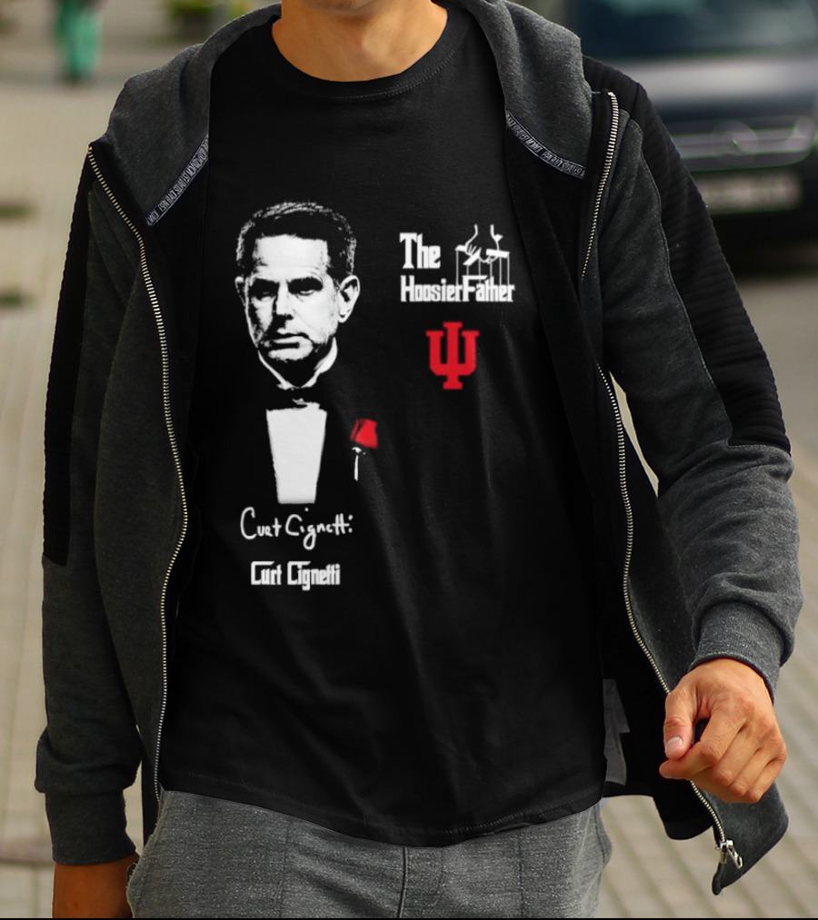 Curt Cignett The Hoosier Father IU Indiana University T-Shirt