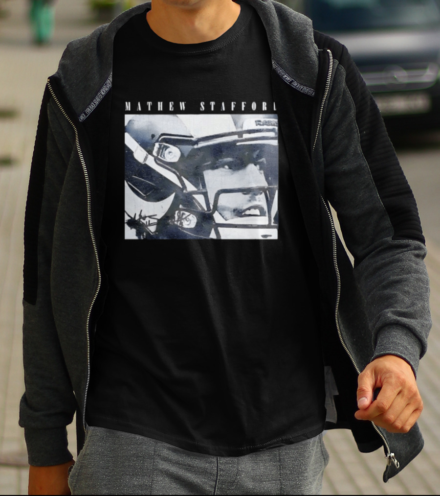 Los Angeles Rams Matthew Stafford Big Head Football T-Shirt