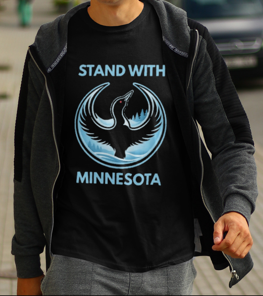 Stand With Minnesota Loon T-Shirt