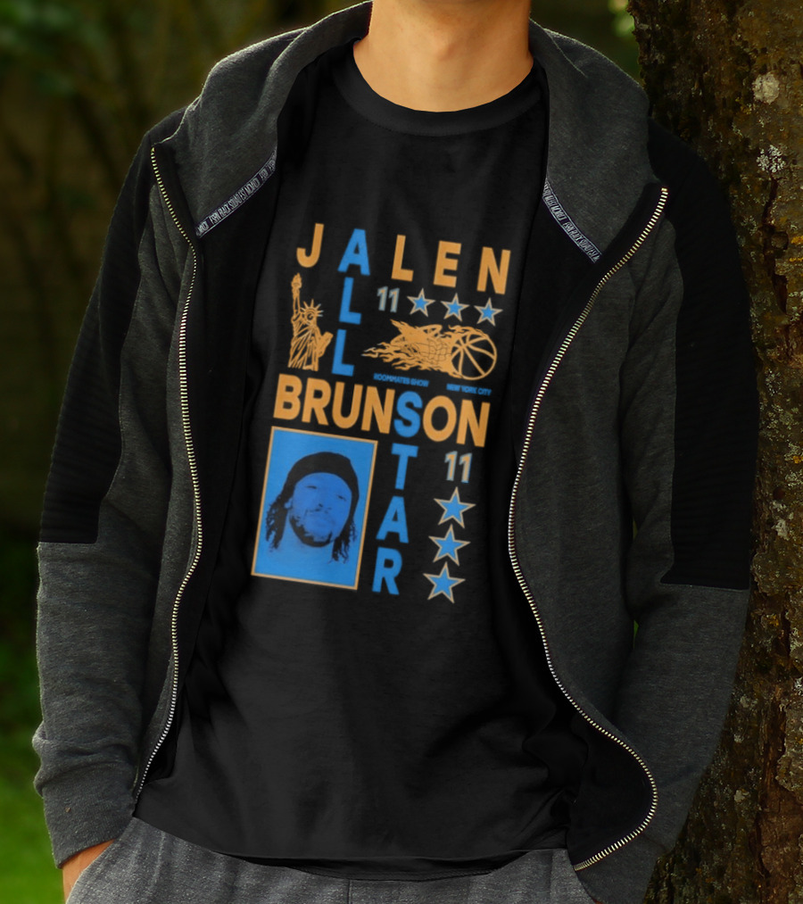 Jalen Brunson 11 New York Basketball Star Player T-Shirt