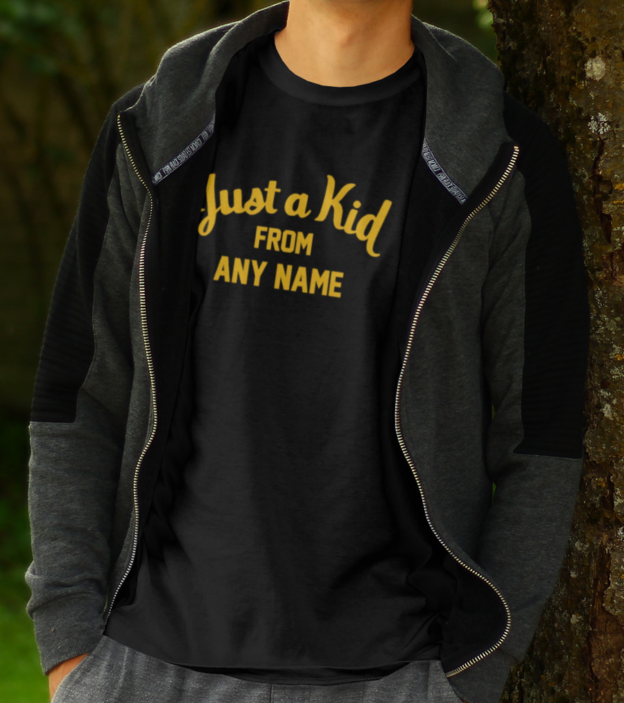 West Virginia Football Just A Kid From Any Name T-Shirt