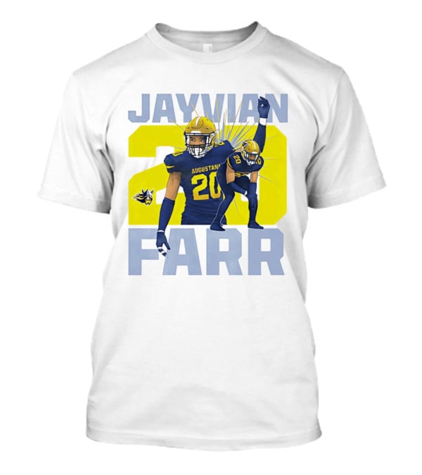 Augustana Jayvian Farr 20 NCAA Football Legends Collage T-Shirt
