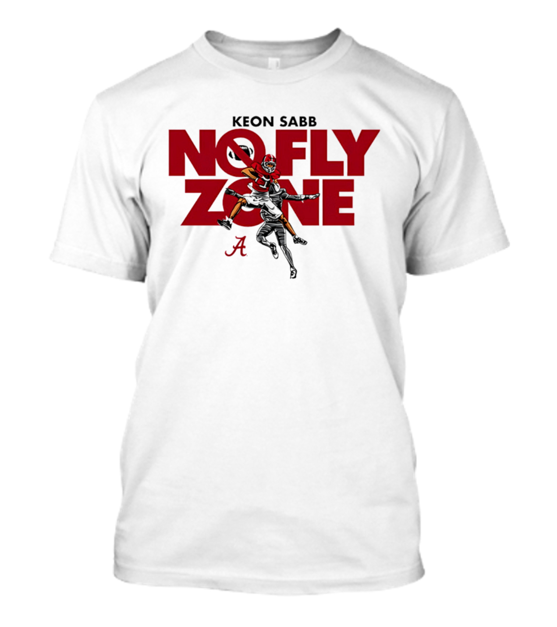 Keon Sabb No Fly Zone Alabama Football NCAA T-Shirt