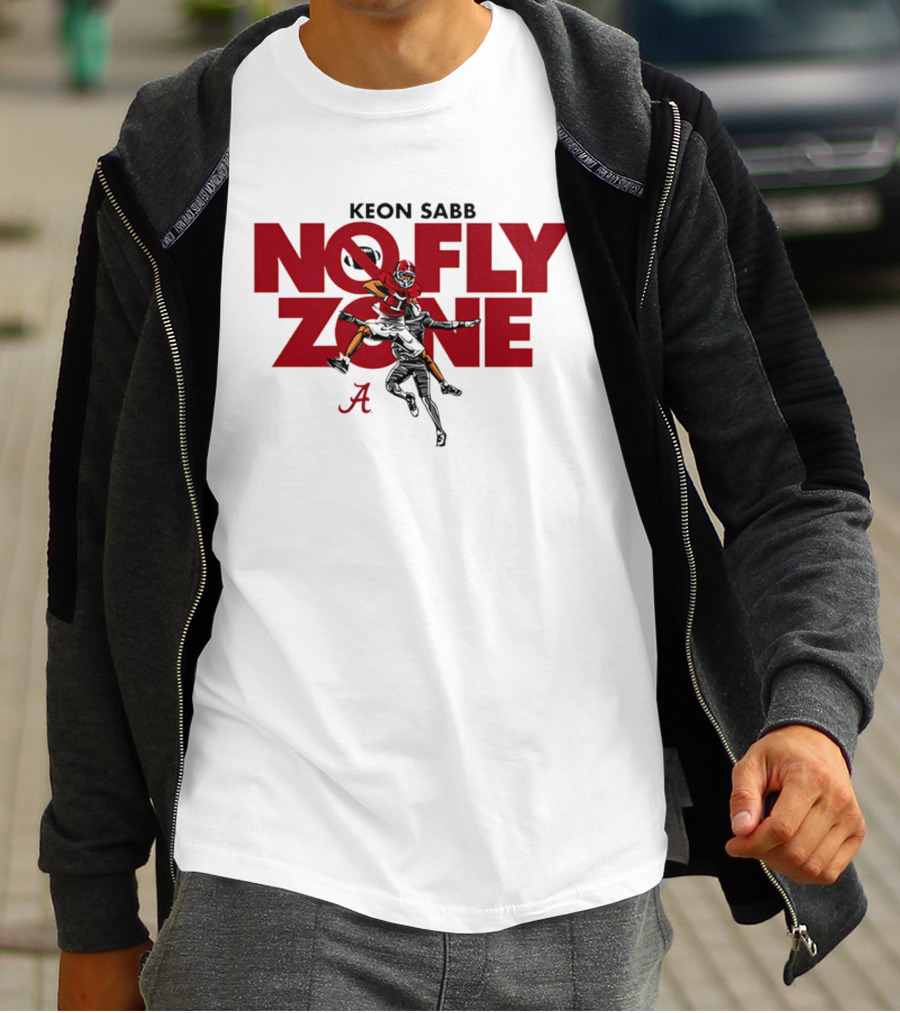 Keon Sabb No Fly Zone Alabama Football NCAA T-Shirt
