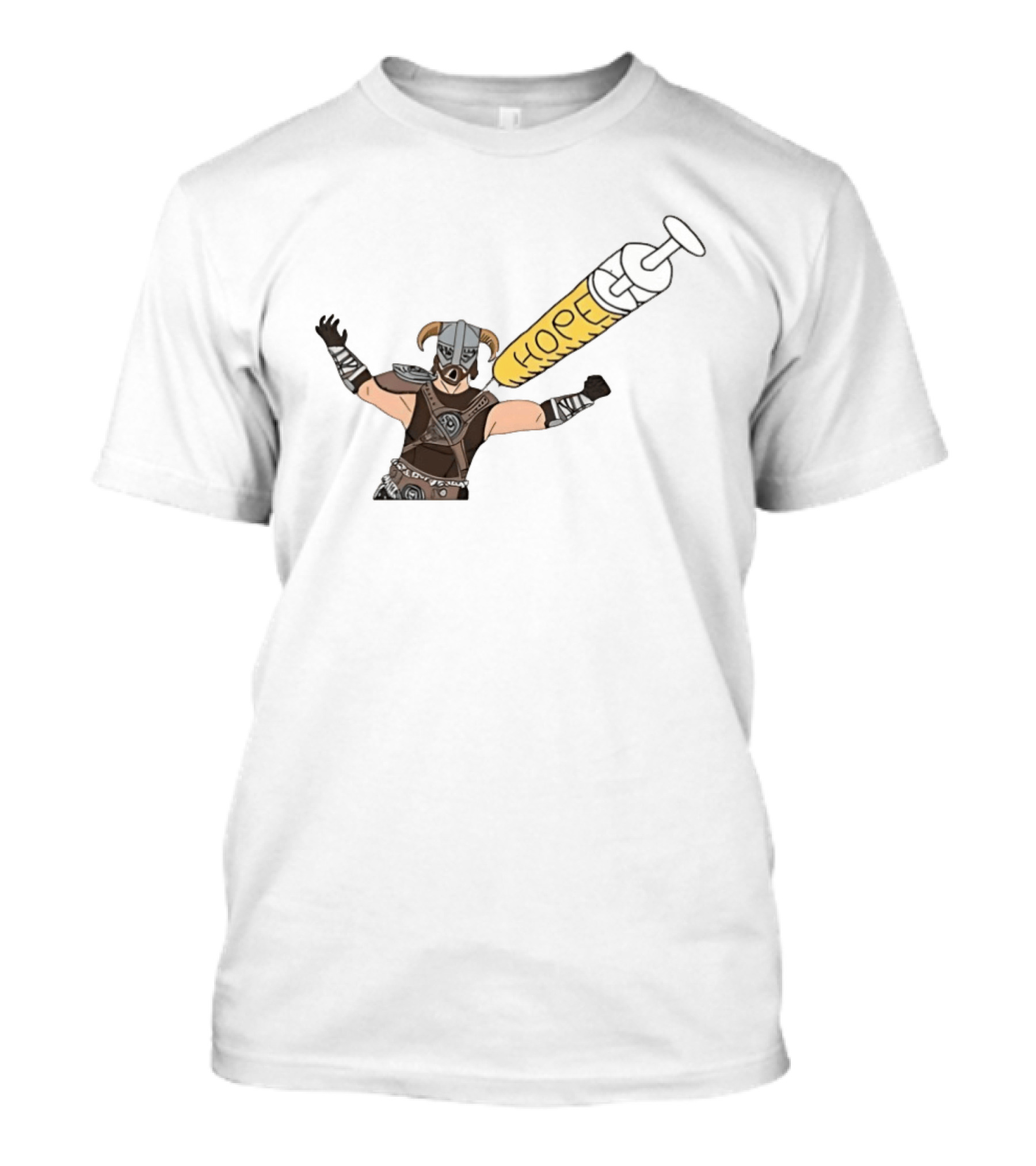 Dragonborn Youtooz Hope Syringe Helmet Warrior T-Shirt
