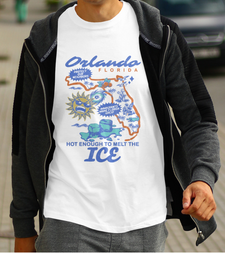 Orlando Florida Sun Fun Hot Enough To Melt The ICE T-Shirt