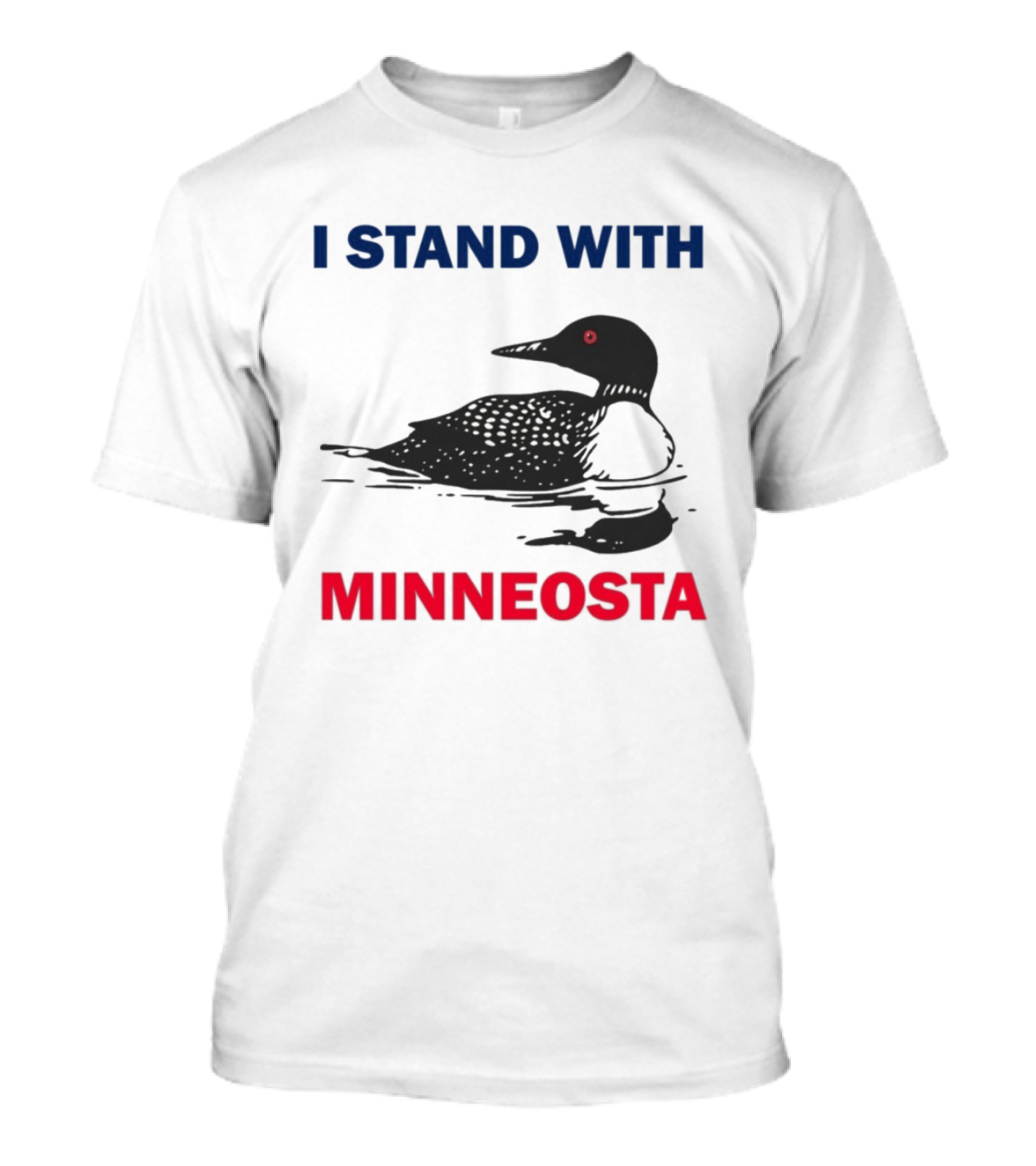 I Stand With Minnesota Common Loon T-Shirt