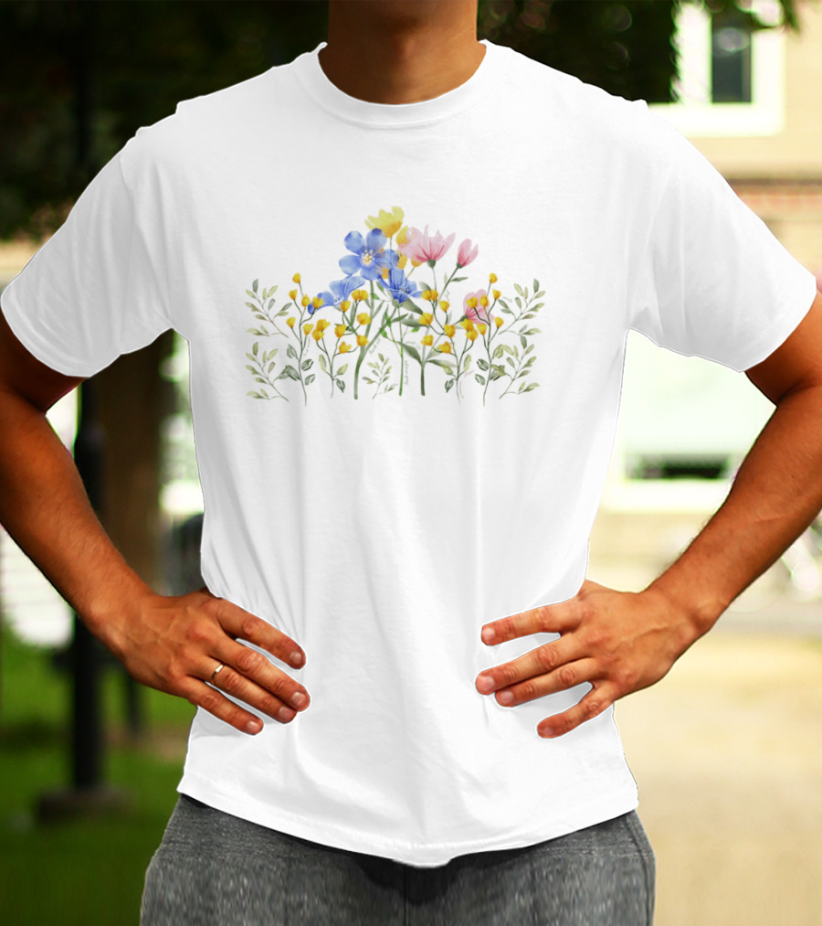 Wildflower Bouquet Nature Blossoms T-Shirt