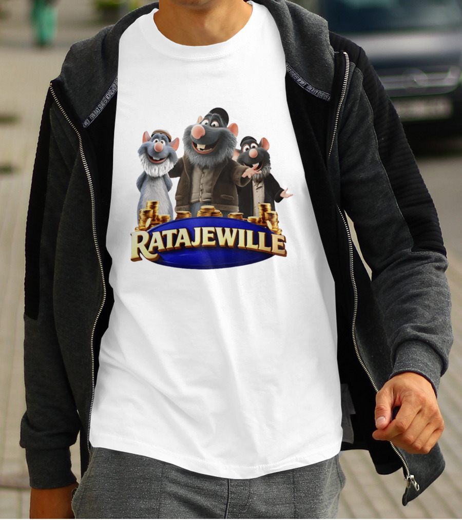 Ratajewille Remy Ratatouille Cartoon Characters Coins T-Shirt