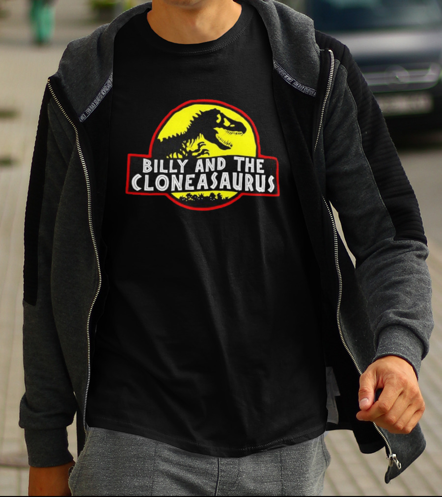 Billy And The Cloneasaurus Dinosaur Park T-Shirt