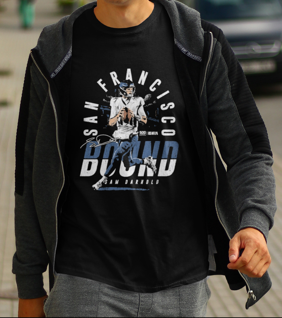 Sam Darnold San Francisco Bound Football Quarterback Journey T-Shirt