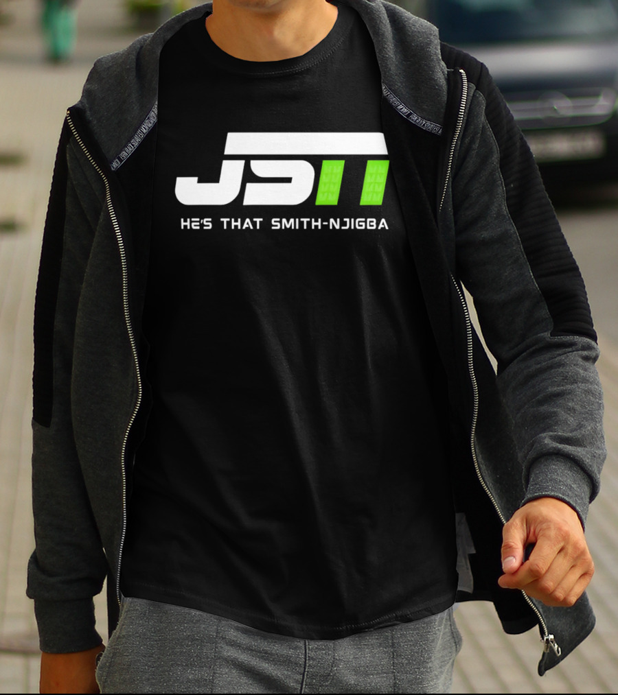 JSN He's That Smith Njigba Seattle Seahawks Football T-Shirt