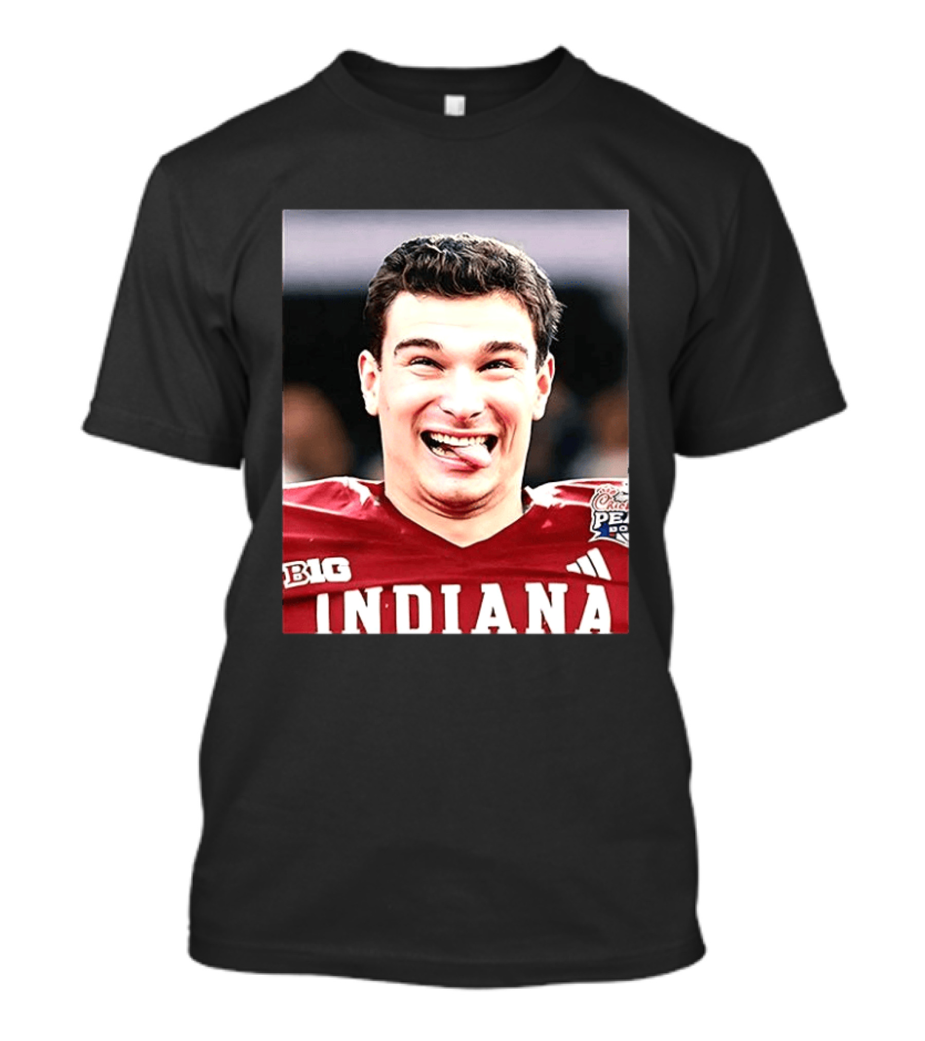 Indiana Hoosiers Fernando Mendoza NCAA Football Celebration Big Ten Championship Peachtree Bowl T-Shirt
