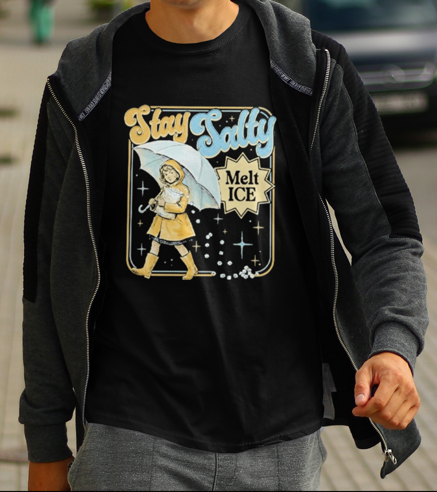 Stay Salty Melt ICE Umbrella Girl T-Shirt