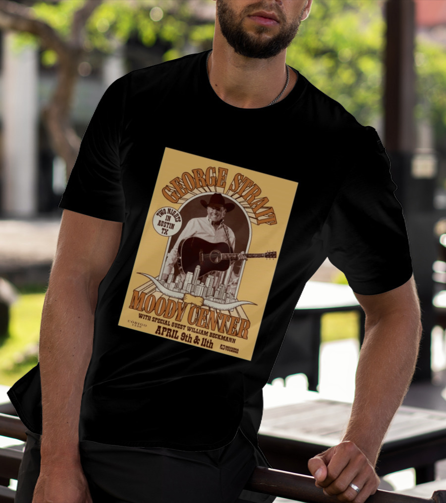 George Strait Moody Center Austin TX Apr 9 11 2026 T-Shirt
