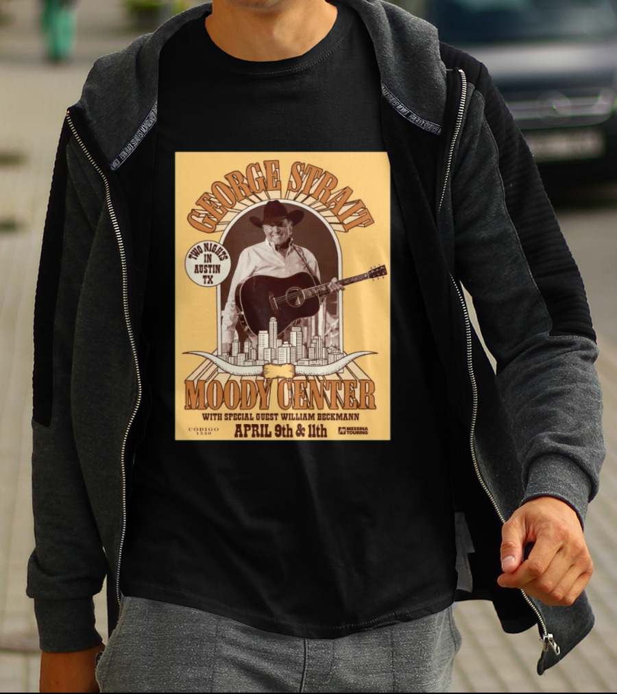 George Strait Moody Center Austin TX Apr 9 11 2026 T-Shirt
