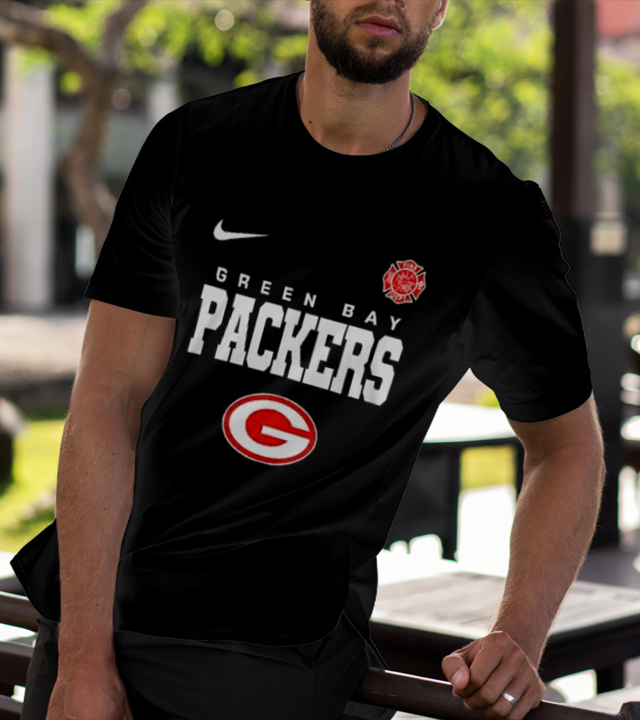 Green Bay Packers Red Friday Firefighter Nike Packers G T-Shirt