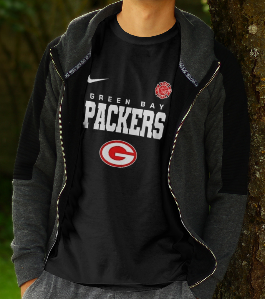 Green Bay Packers Red Friday Firefighter Nike Packers G T-Shirt