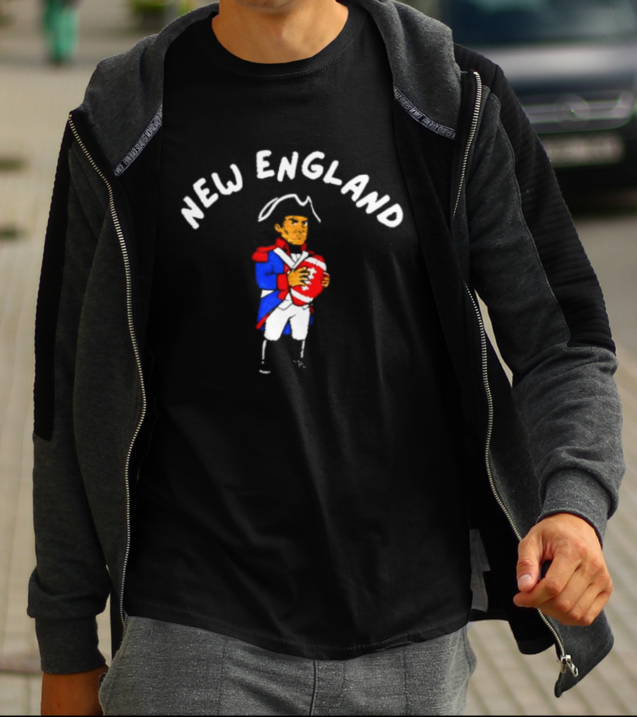 New England Patriots Football Mascot Colonial T-Shirt