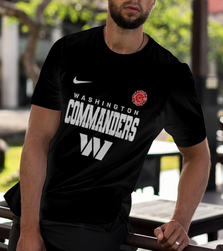 Washington Commanders Red Friday Firefighter Nike Team T-Shirt