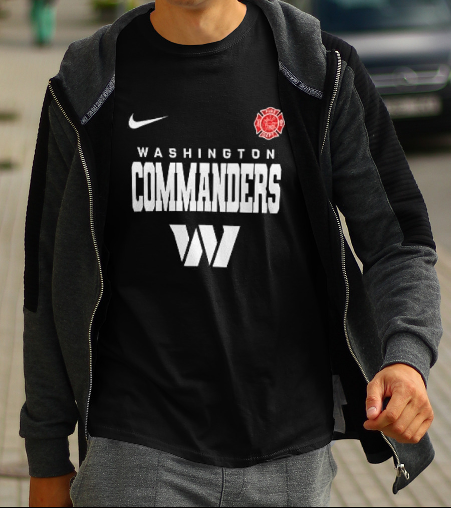Washington Commanders Red Friday Firefighter Nike Team T-Shirt