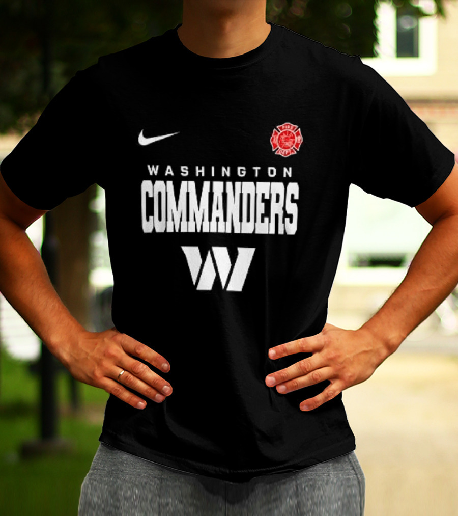 Washington Commanders Red Friday Firefighter Nike Team T-Shirt