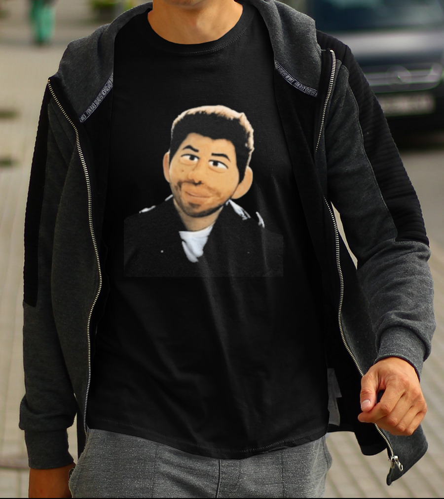 Nick Jonas J.N. Puppet Caricature T-Shirt