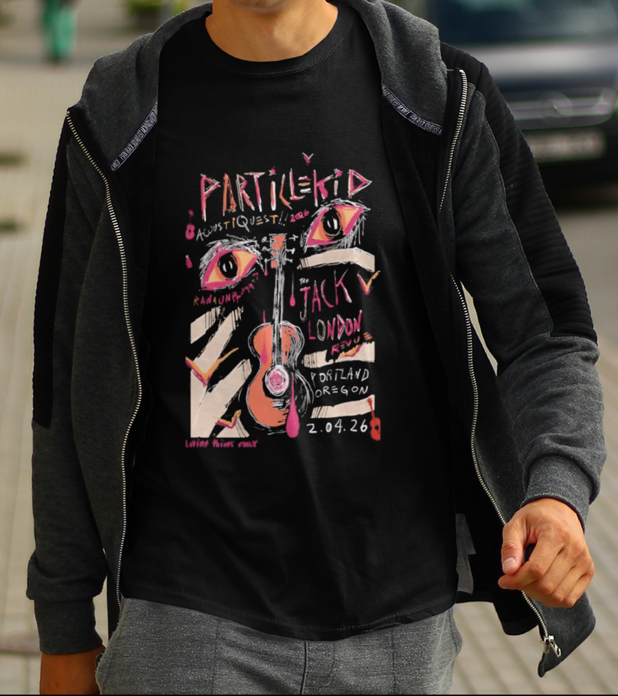 Particlekid AcoustiQuest Tour Portland Oregon 2026 Jack London Reimagined T-Shirt