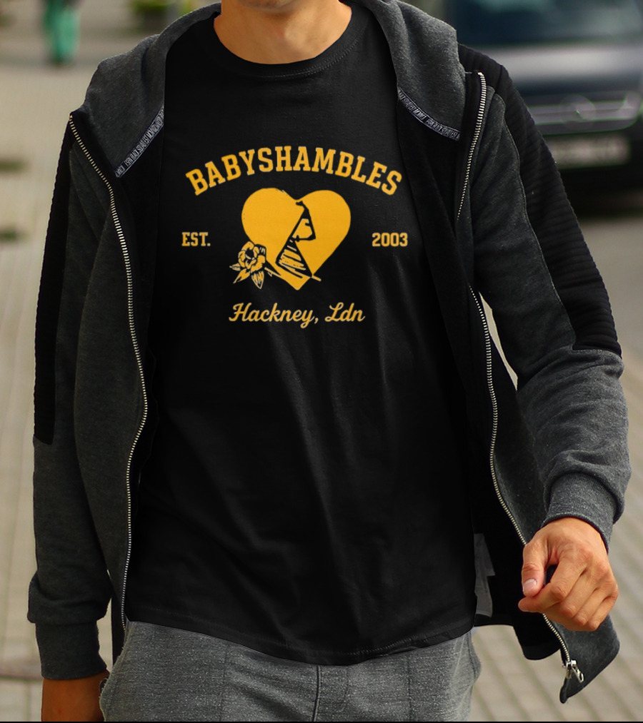 Babyshambles Est 2003 Hackney Ldn Heart T-Shirt