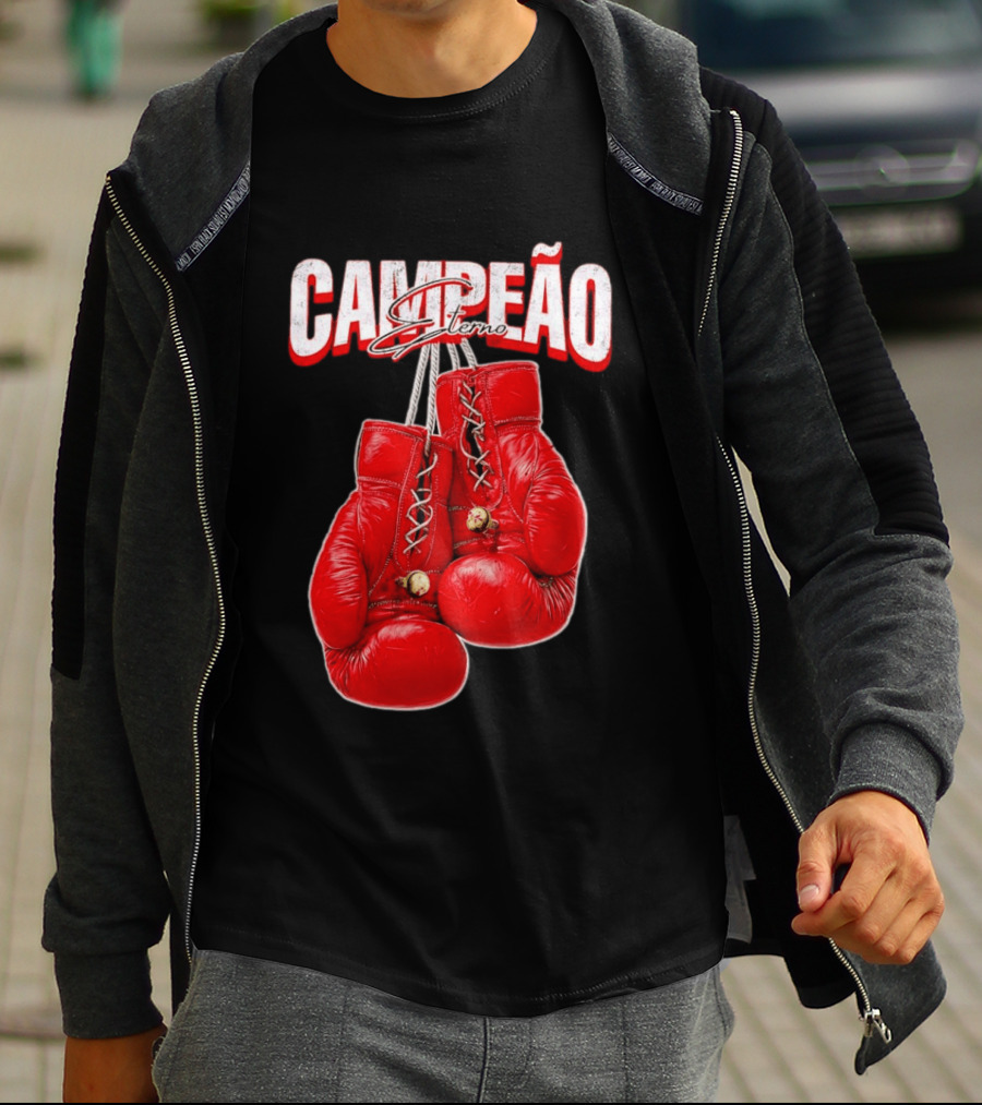 Campeao Eterno Red Boxing Gloves T-Shirt