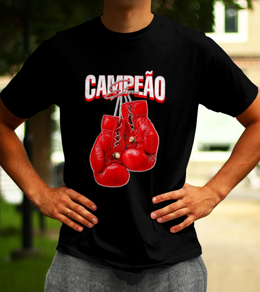 Campeao Eterno Red Boxing Gloves T-Shirt