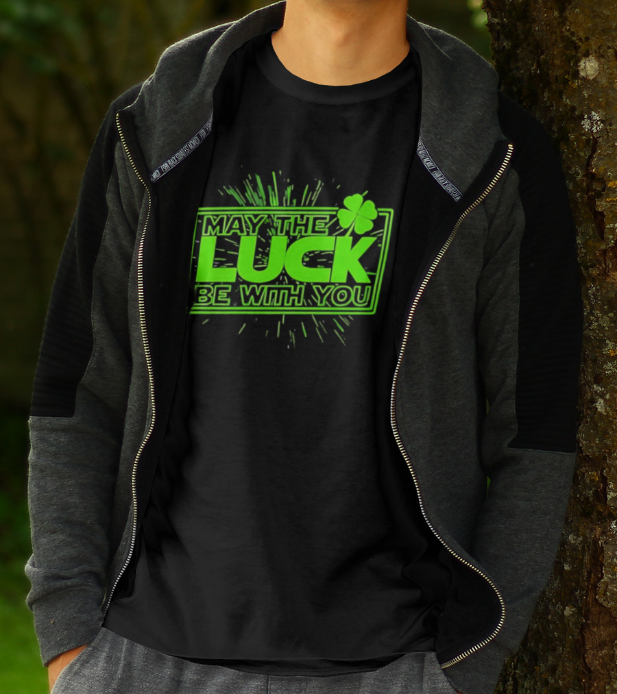 May The Luck Be With You Clover Star Wars T-Shirt